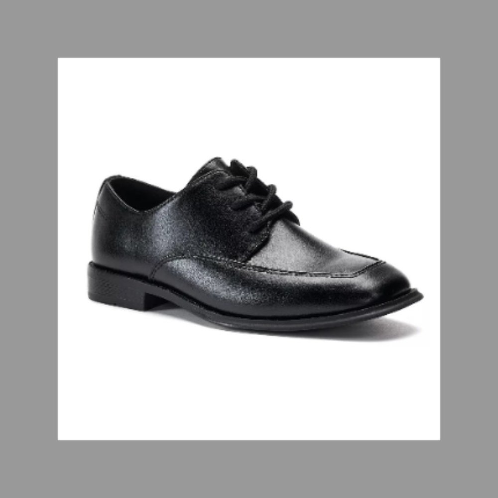 Sonoma Goods For Life Kids Boys' Dress Shoes In Black Size 2 NWT